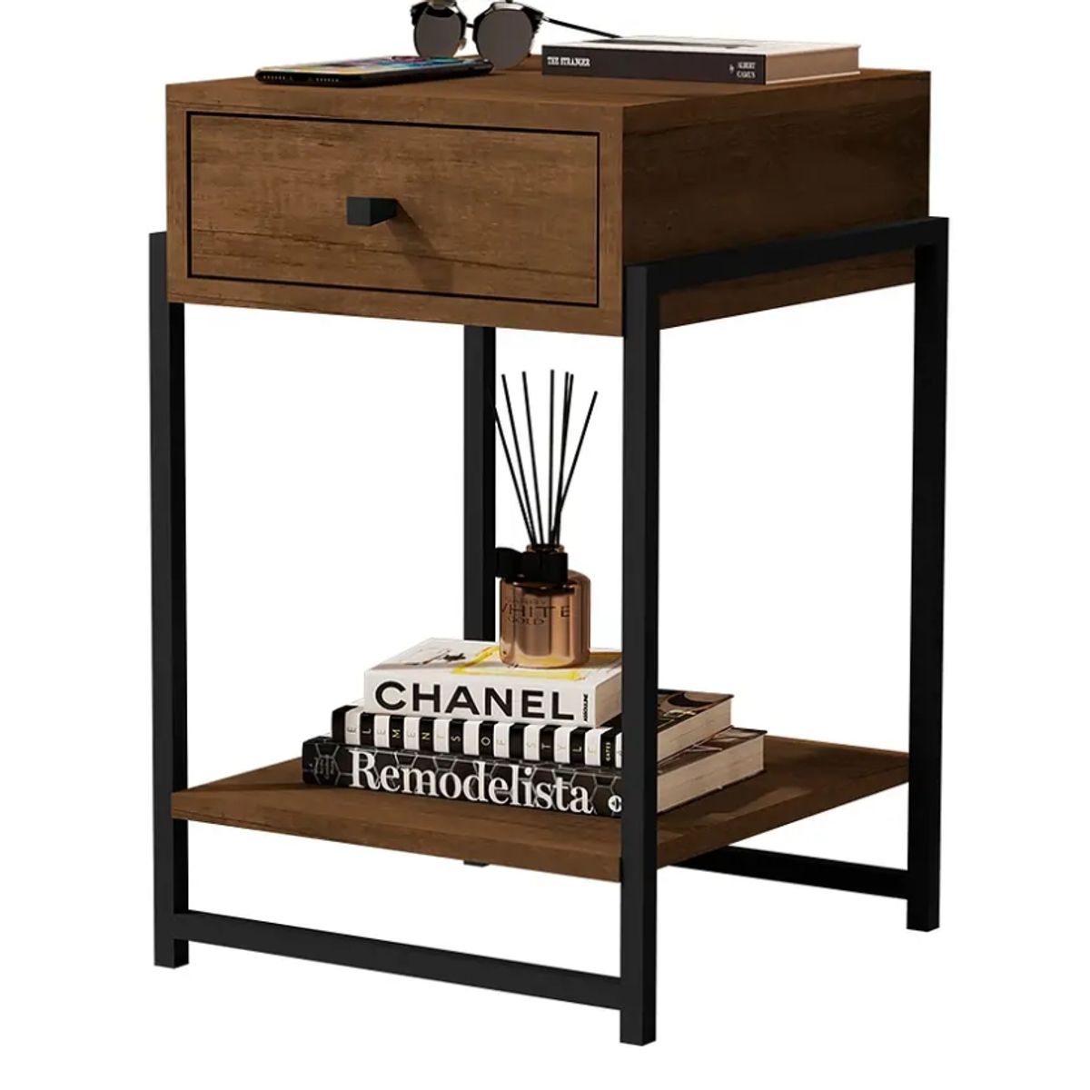 BE DESIGN - Velador Industrial Canela