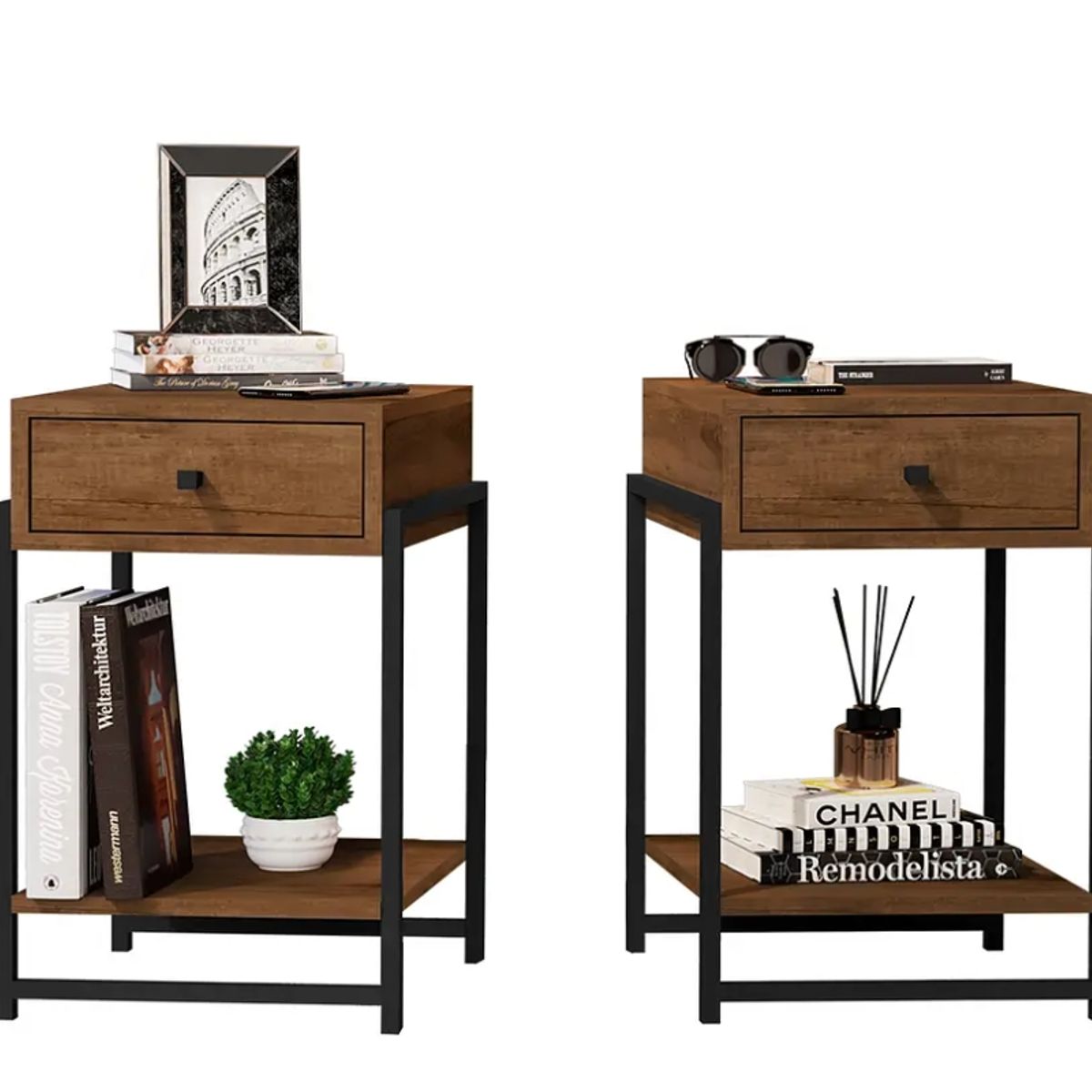 BE DESIGN - Velador Industrial Canela