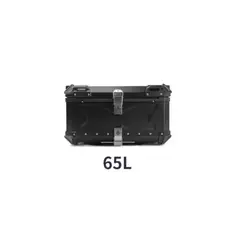 GENERICO - Maleta Top Case Aluminio de Moto 65 L, Black X-series Negra