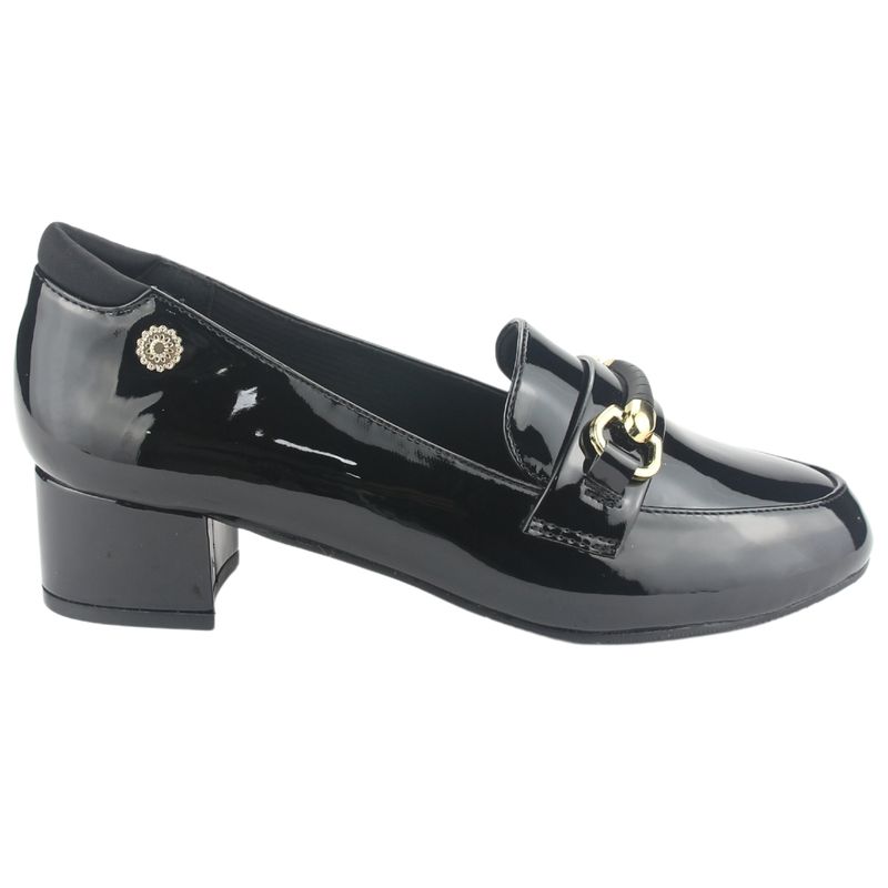 CHALADA - Mocasin Mujer Negro Casual Chalada Reyna-1