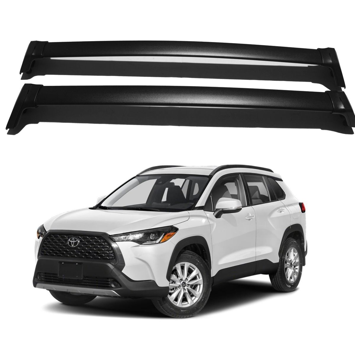 OEM - BARRAS PORTAEQUIPAJE TOYOTA COROLLA CROSS 2020 EN ADELANTE