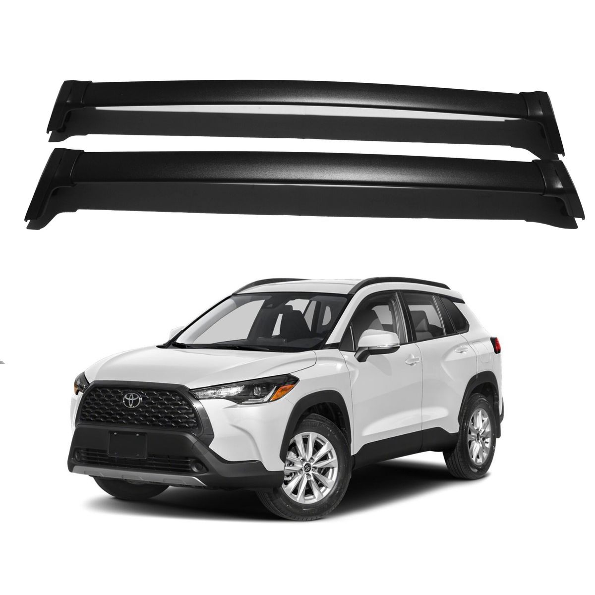 OEM - BARRAS PORTAEQUIPAJE TOYOTA COROLLA CROSS 2020 EN ADELANTE