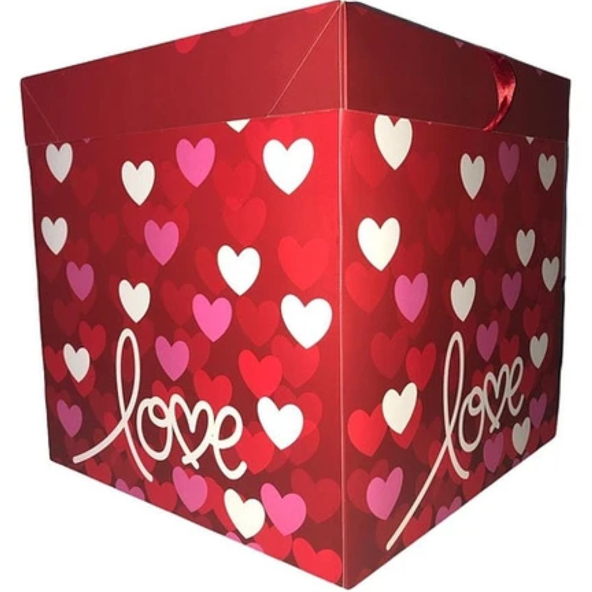 OEM - Caja De Plegable Para Regalo 22x22cm Corazones