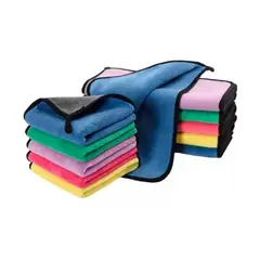 GENERICO - Set 12 Toalla Micro Fibra Profesional Para Auto 30x30 cm