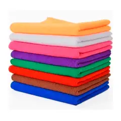 GENERICO - Set 12 Paños Microfibra Secado Rapido 40x40 Cm