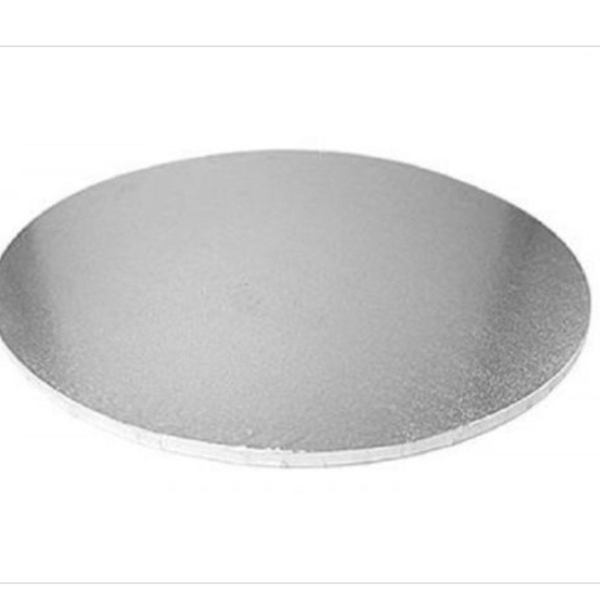 GENERICO - Base De Madera 40cm16in Redonda Plateada