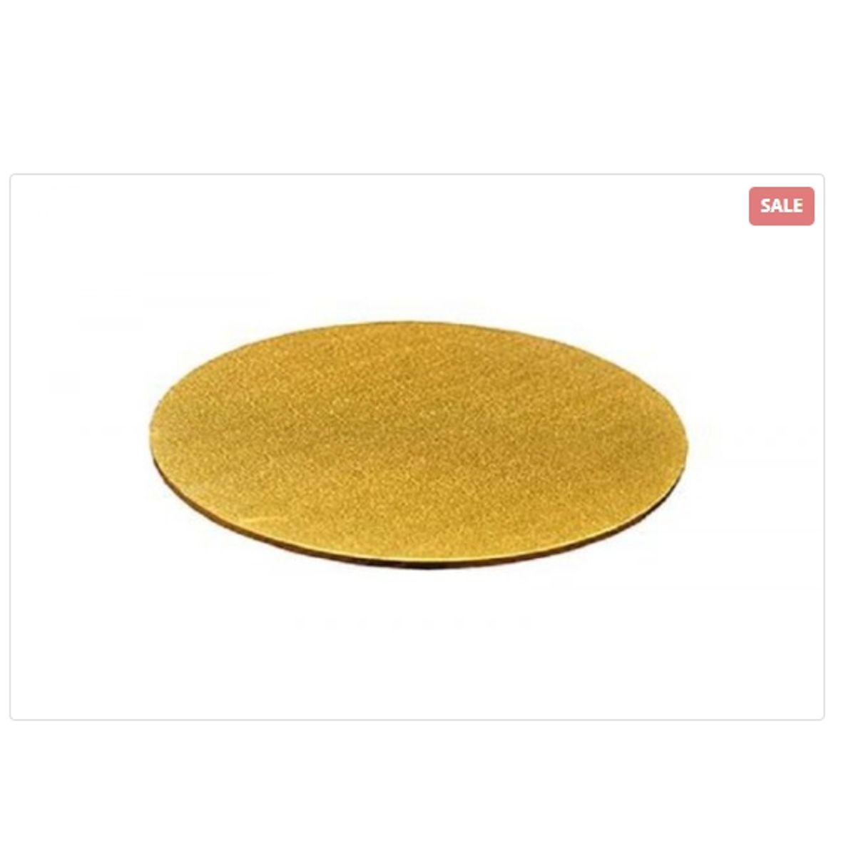 GENERICO - Base De Madera 40cm16in Redonda Dorada Reposteria