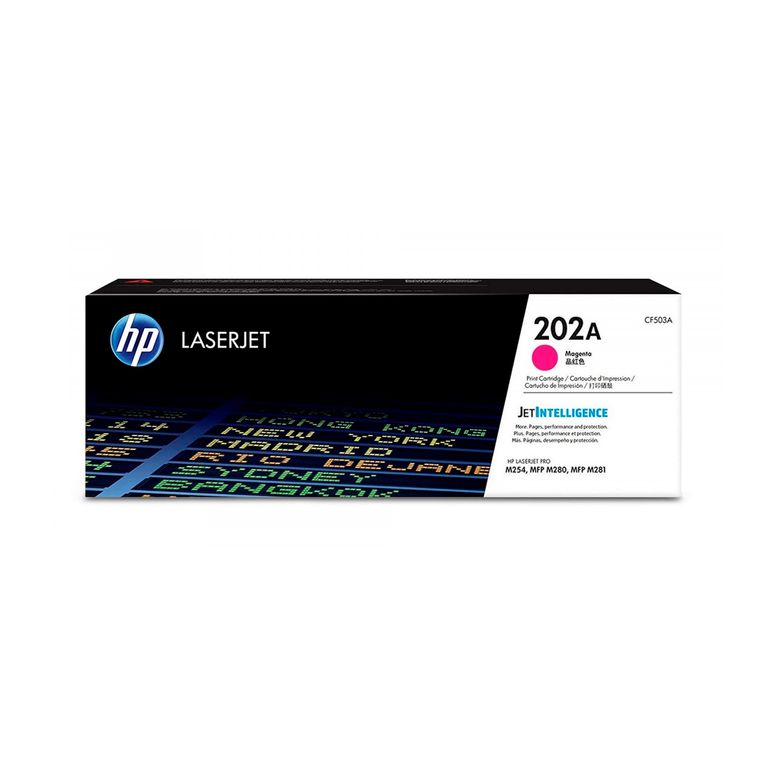 Toner 202A CF503A Magenta Genuino CF500A M254 M280 M281