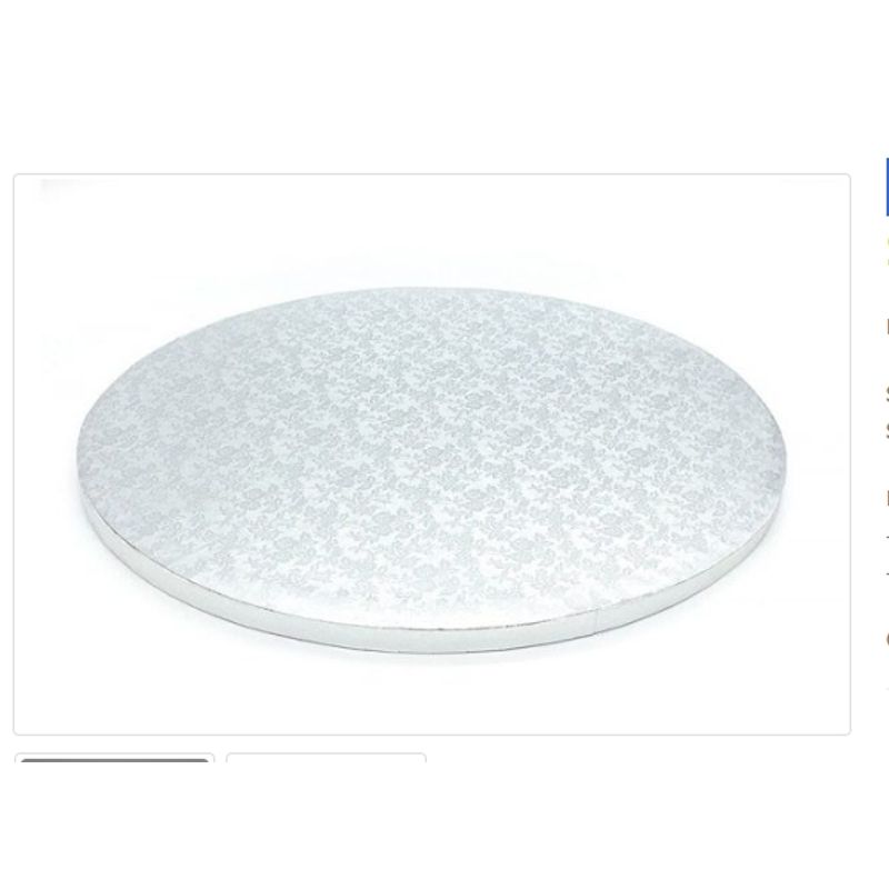 GENERICO - Base De Plumavit PTorta 25cm10in Redonda