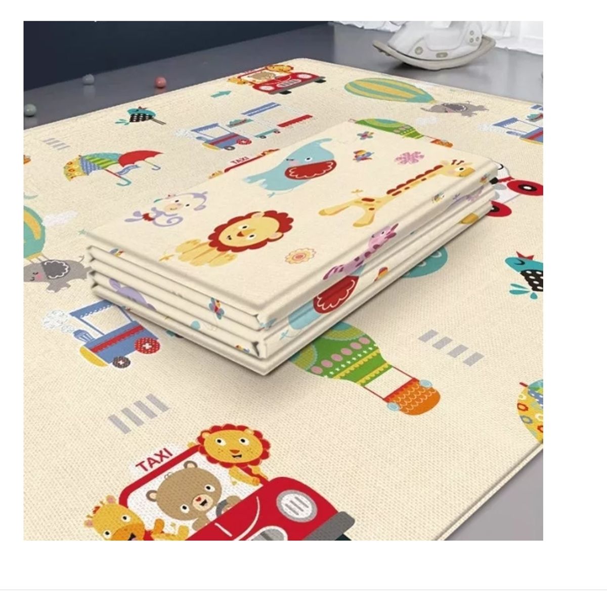 GENERICO - Alfombra Antigolpes Bebe Con Bolso 180x200 Modelos Surtidos