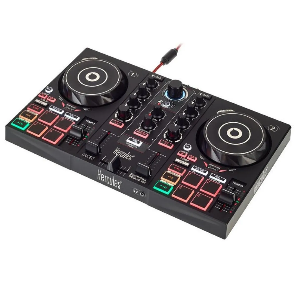 HERCULES - Controlador de Dj Hercules Impulse 200