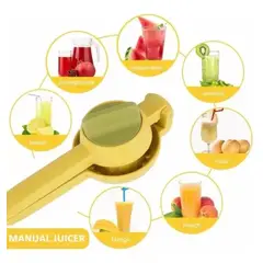 GENERICO - Exprimidor Manual De Limón Doble Mango Prensa Cocina