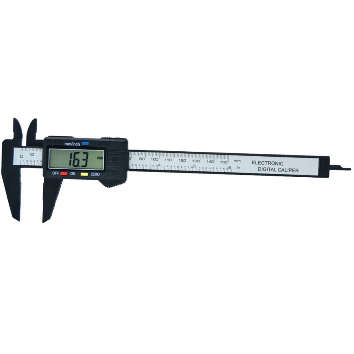 GENERICO - Pie De Metro Digital Calibrador De Fibra Carbono