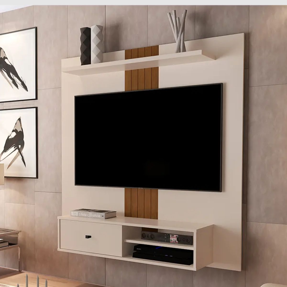 BE DESIGN - Rack Pared Be Perla Caramelo