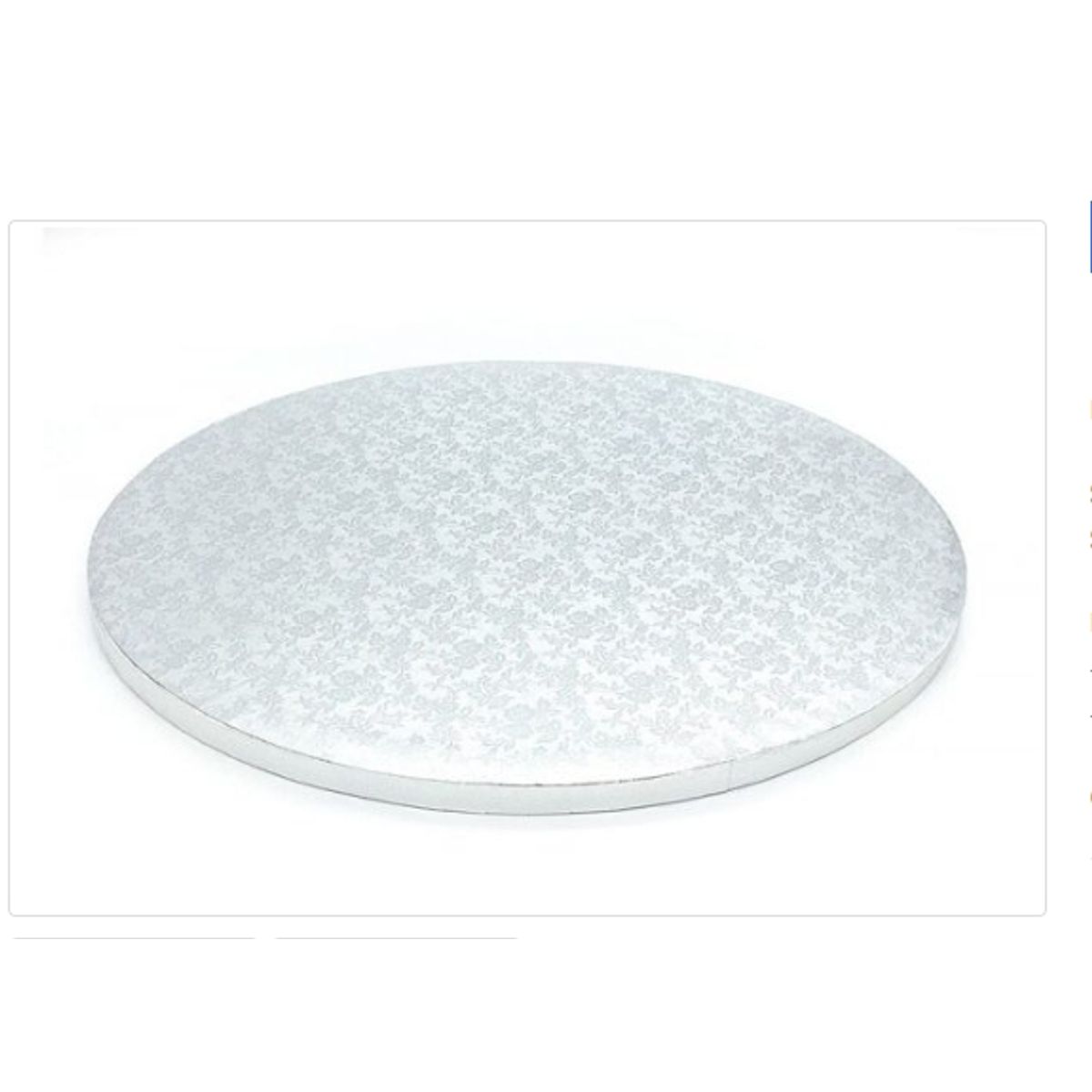 GENERICO - Base De Plumavit PTorta 45cm18in Redonda