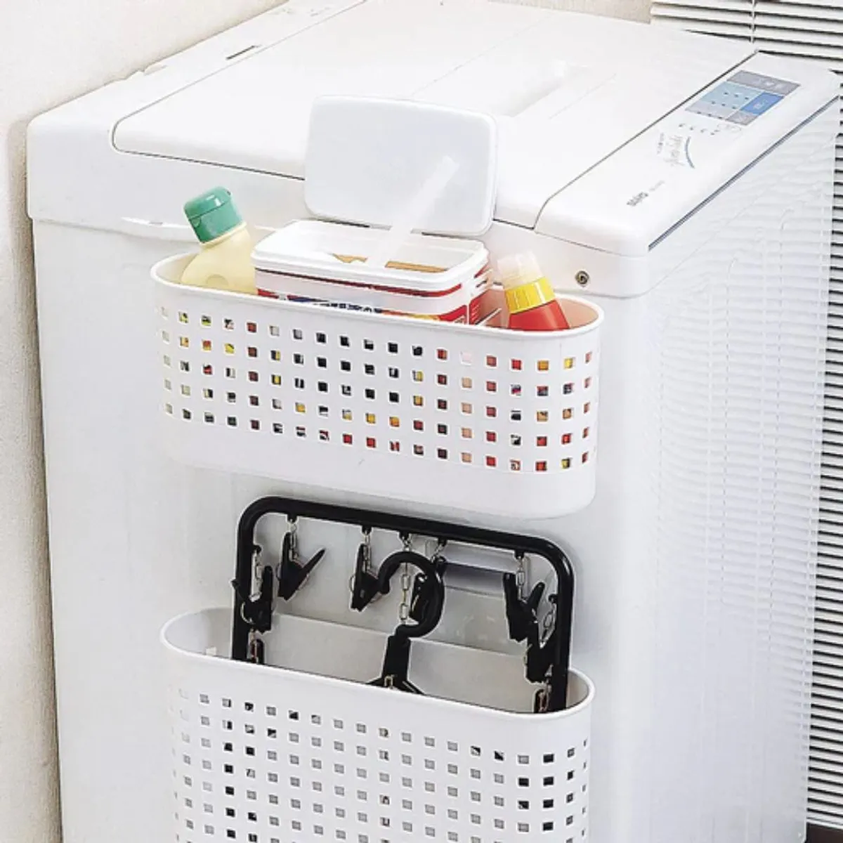 LIKE-IT - Organizador Magnetico Like-It. 3 Divisiones.  Uso en Lavadoras y Refrigeradores. Fabricado en Japón