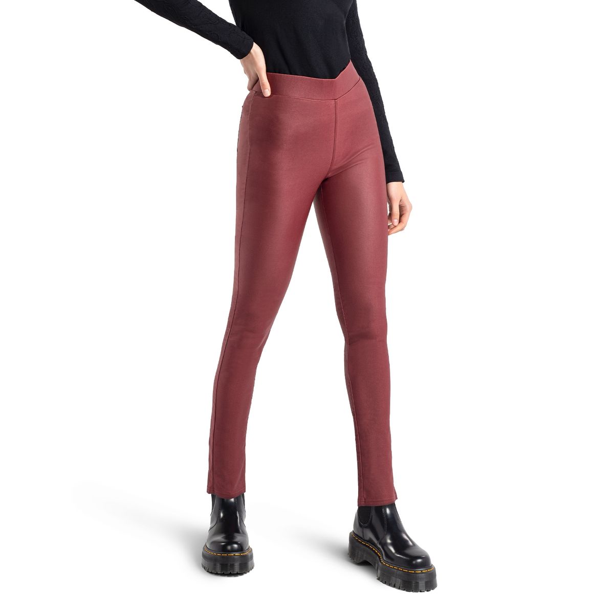 CAFFARENA - Legging viscosa Burdeo Caffarena