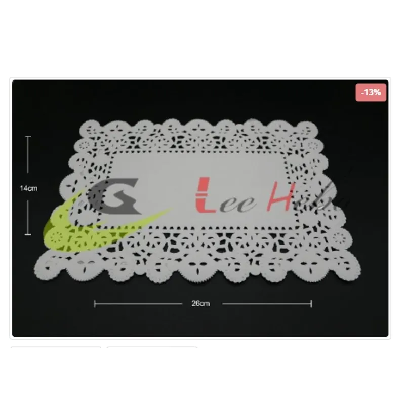 GENERICO - Blondas Para Torta 100pcs L-350 26cm