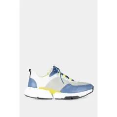 VELEZ - Vélez Zapatillas Citrino Cuero y Neopreno Para Mujer Blanco