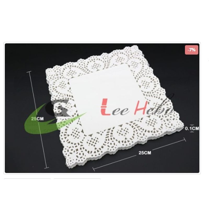 GENERICO - Blondas Para Torta 10in – 100pcs  25Cm