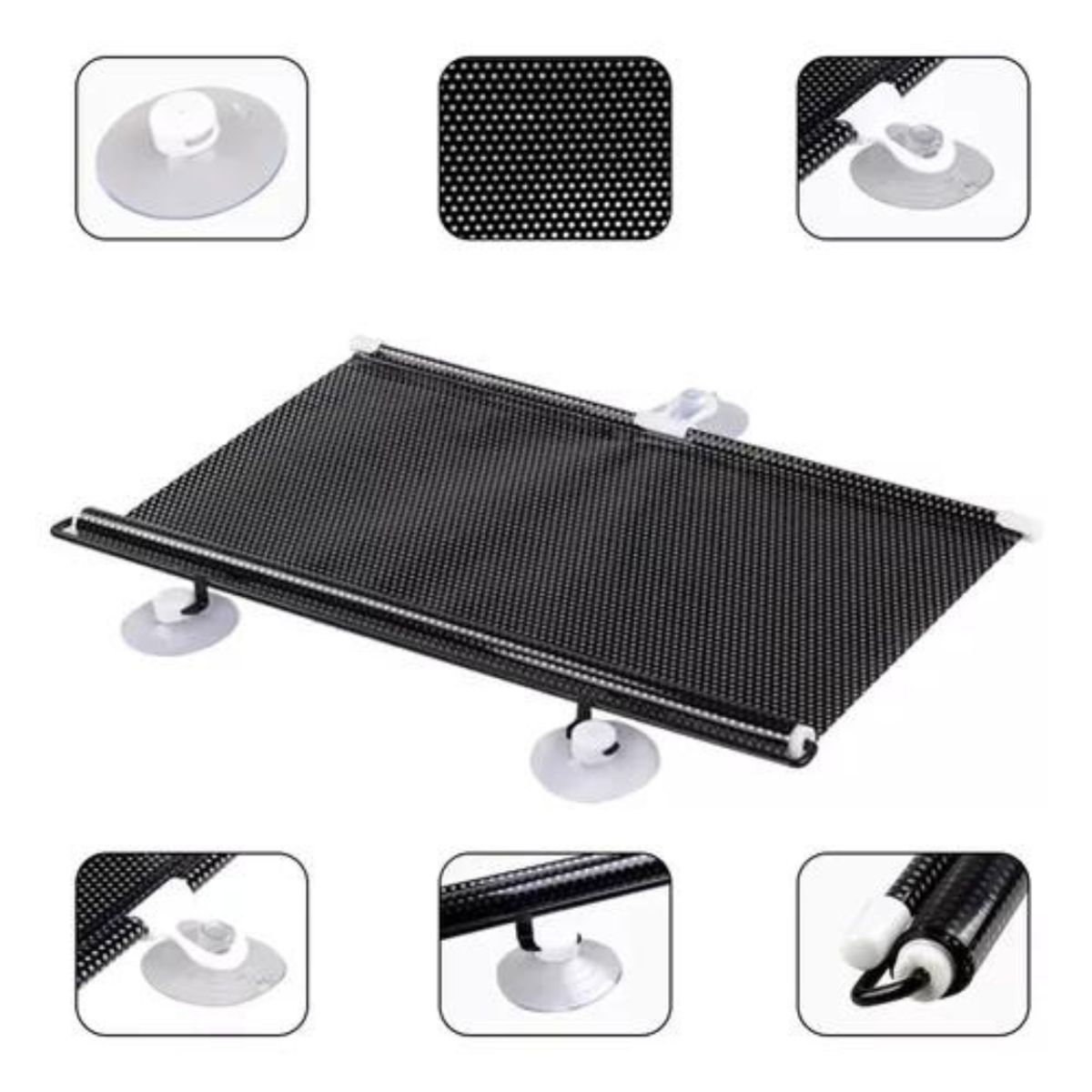 GENERICO - Cortina Retráctil Parasol Parabrisas Auto O Camioneta 50x125