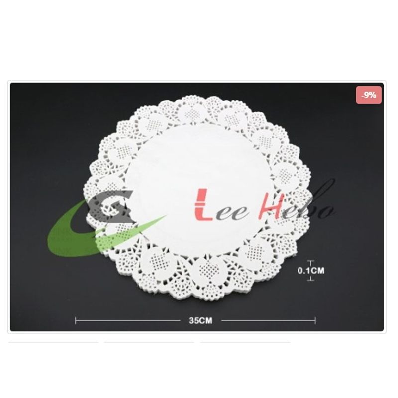 GENERICO - Blondas Torta 14in 100pcs Redonda 35 Cm
