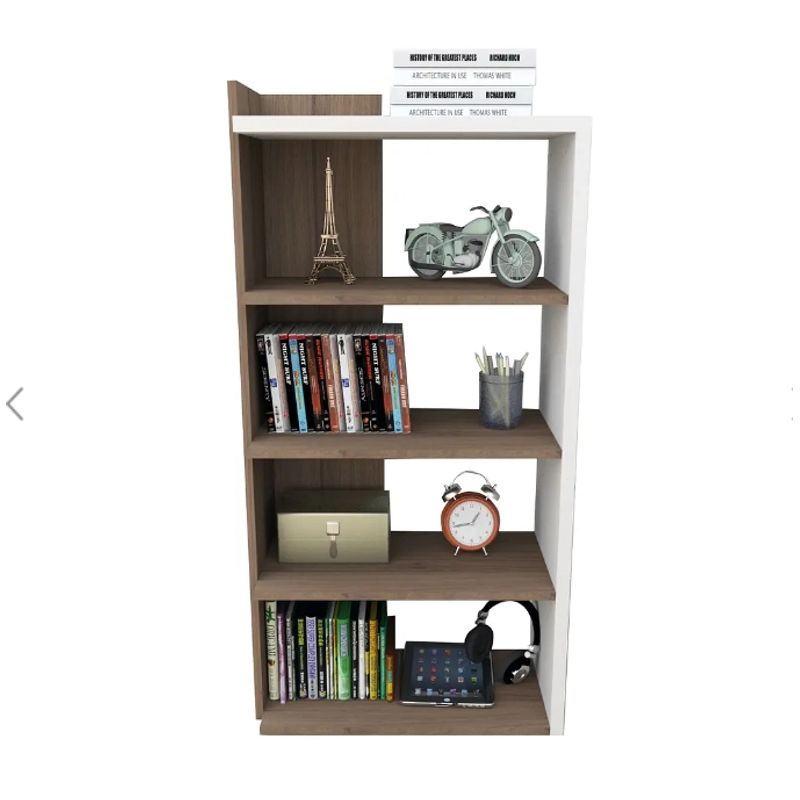 BE DESIGN - ESTANTE CON 5 POSICIONES SENSE CASTAÑO BLANCO