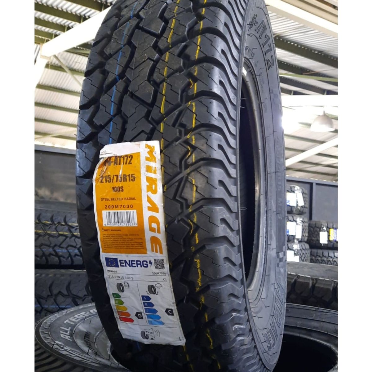 GENERICO - NEUMATICO 215/75 R15 MIRAGE MR-AT172 AT 100S BLK CHN MIRAGE