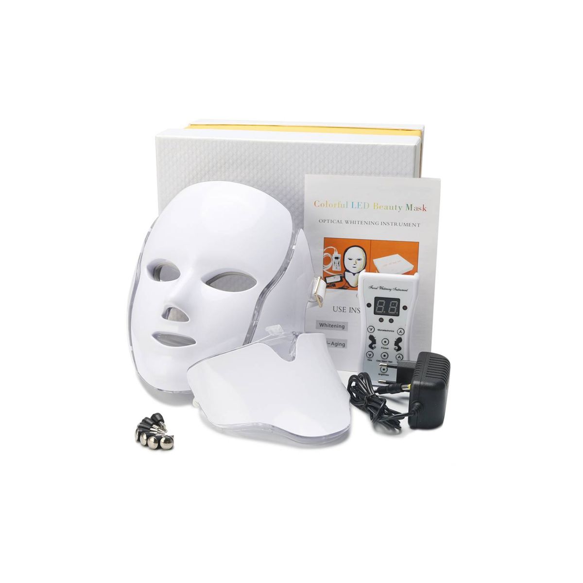 GENERICO - Mascara Led facial 7 colores