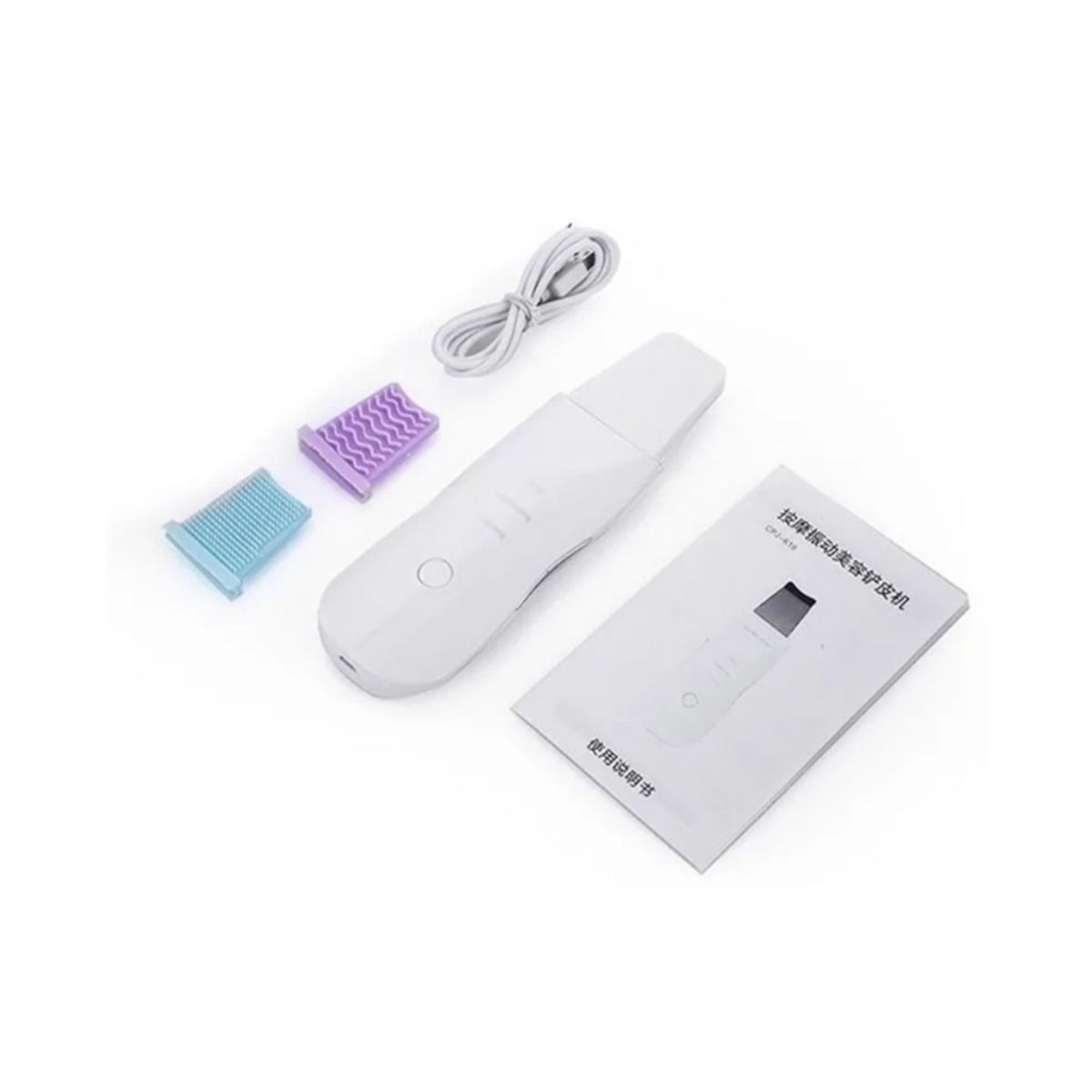 GENERICO - PALETA ULTRASONICA FACIAL ESPATULA LIMPIADORA EXFOLIANTE