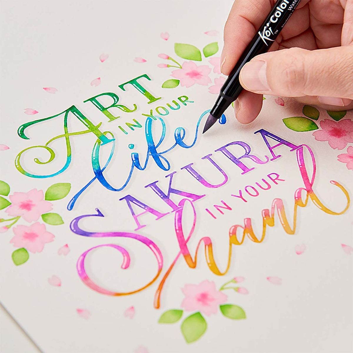 SAKURA - Set Plumones Acuarelables Sakura Koi Brush 48 Colores