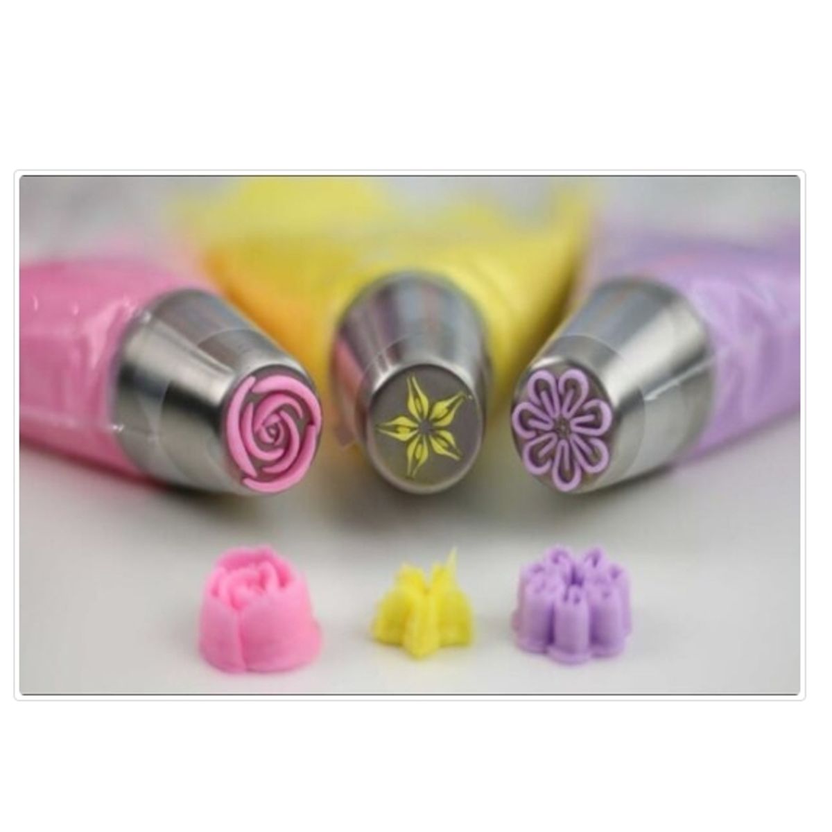 GENERICO - Boquilla De Flores “P” Set 10 Unidades Reposteria