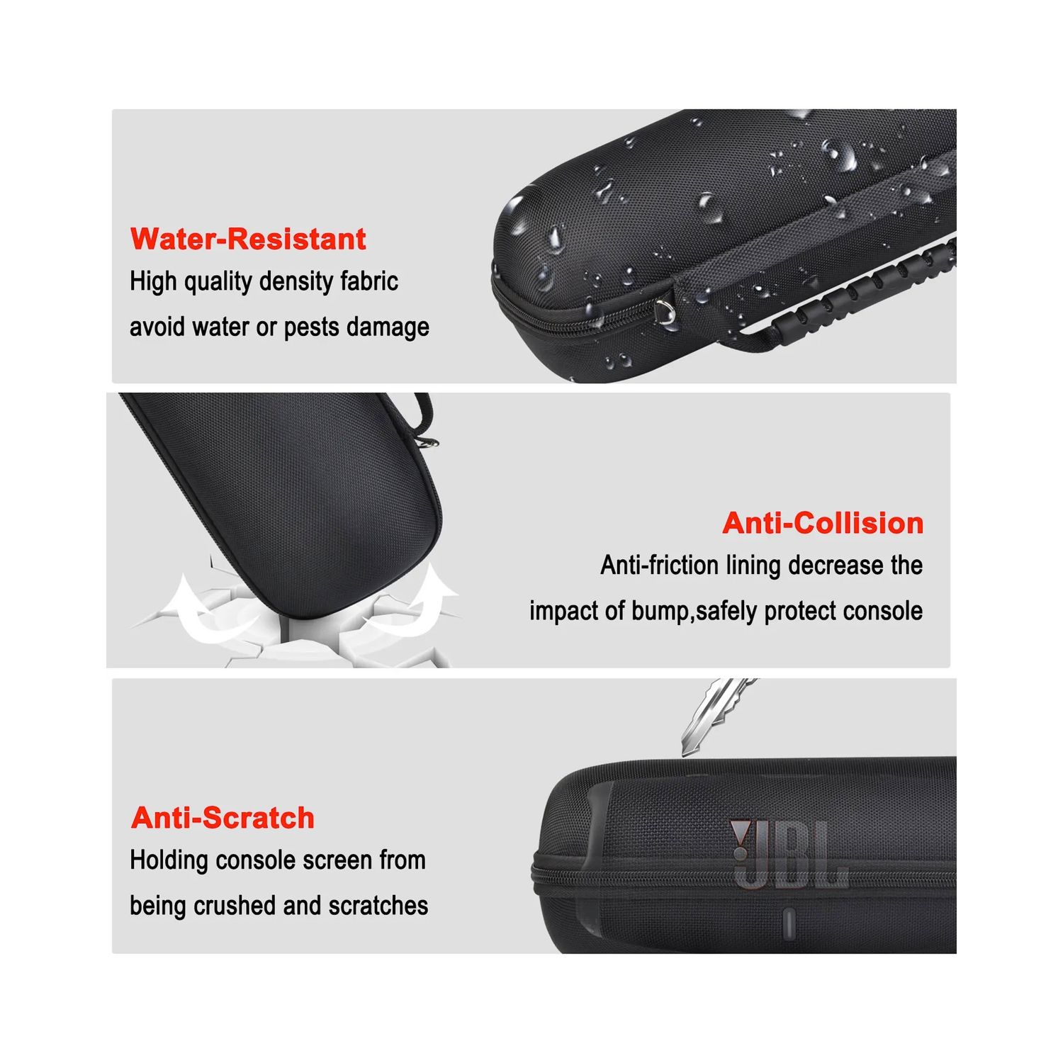 GENERICO Bolso Estuche Rígido Premiun Para Parlante JBL Charge 4 y