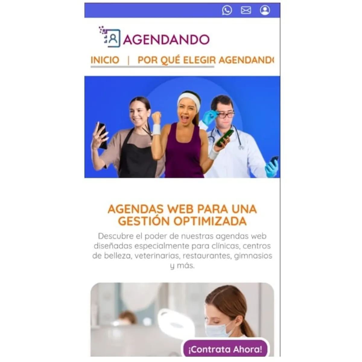 GENERICO - Agenda web Plan inicial  (5 agendas)
