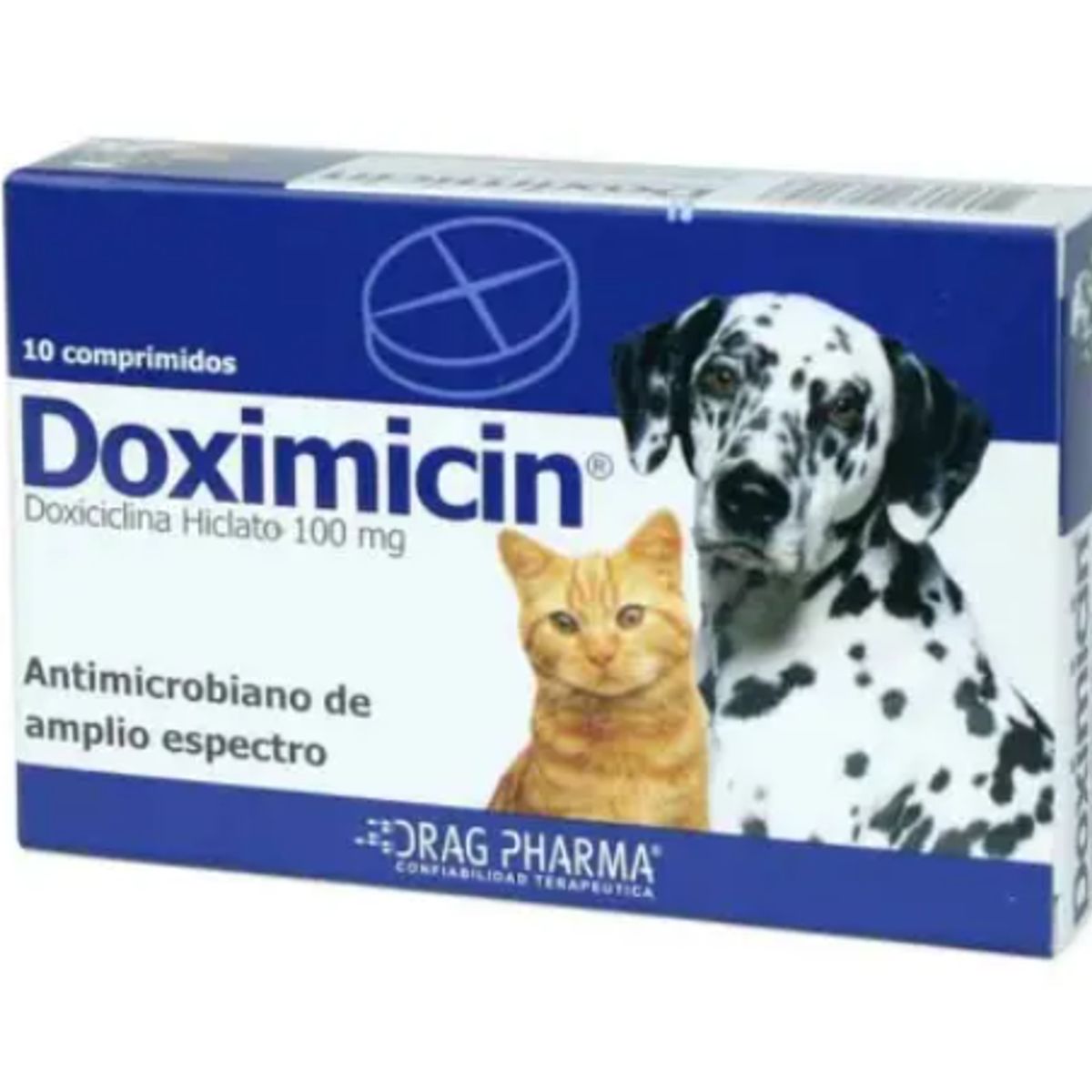 DRAG PHARMA - Doximicin 100 mg 10 Comprimidos Drag Pharma