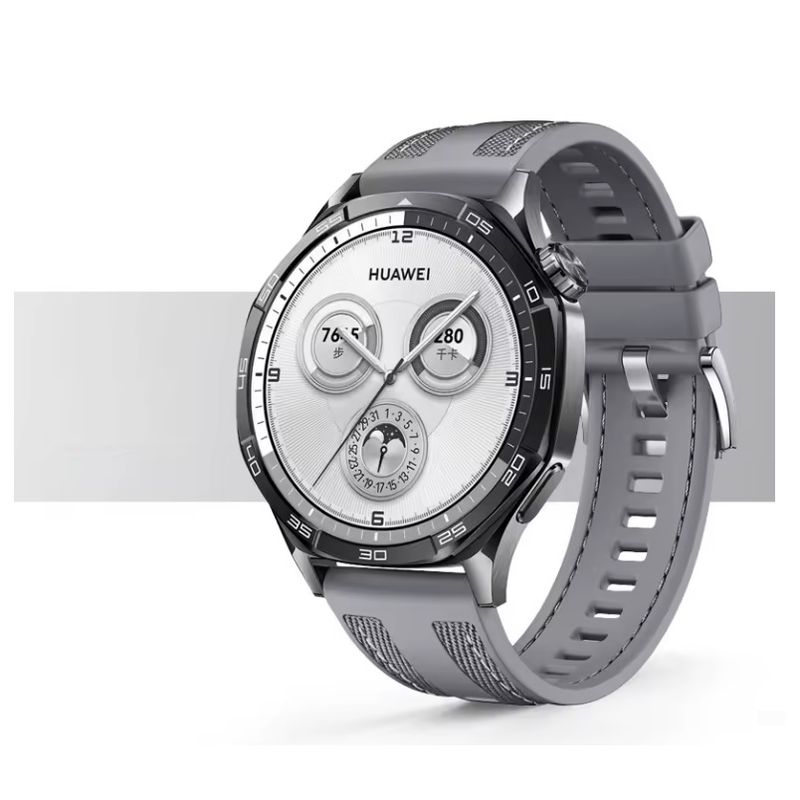 GENERICO - Correa Para Huawei GT 5, 4, 3 Nylon - Silicona 22mm