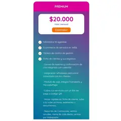 GENERICO - Agenda web Plan Premium (10 agendas)