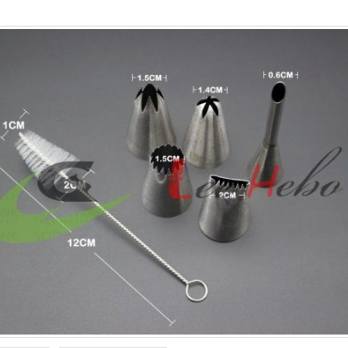 GENERICO - Boquilla YG-18 Set De 6 Unidades Reposteria