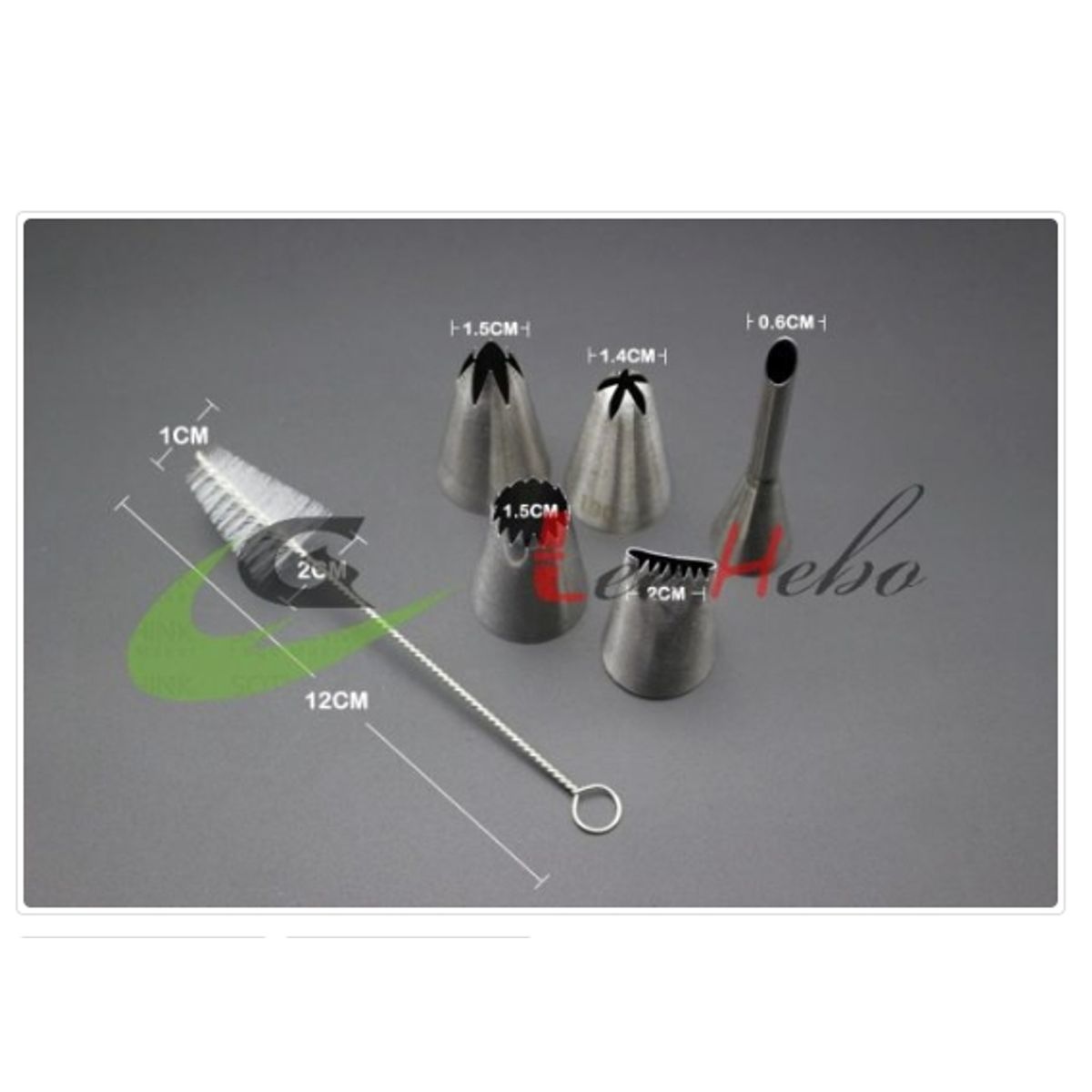 GENERICO - Boquilla YG-18 Set De 6 Unidades Reposteria