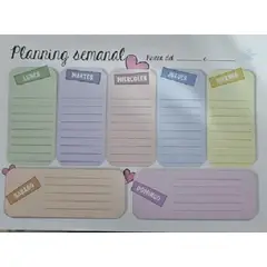 GENERICO - Planner semanal organizador