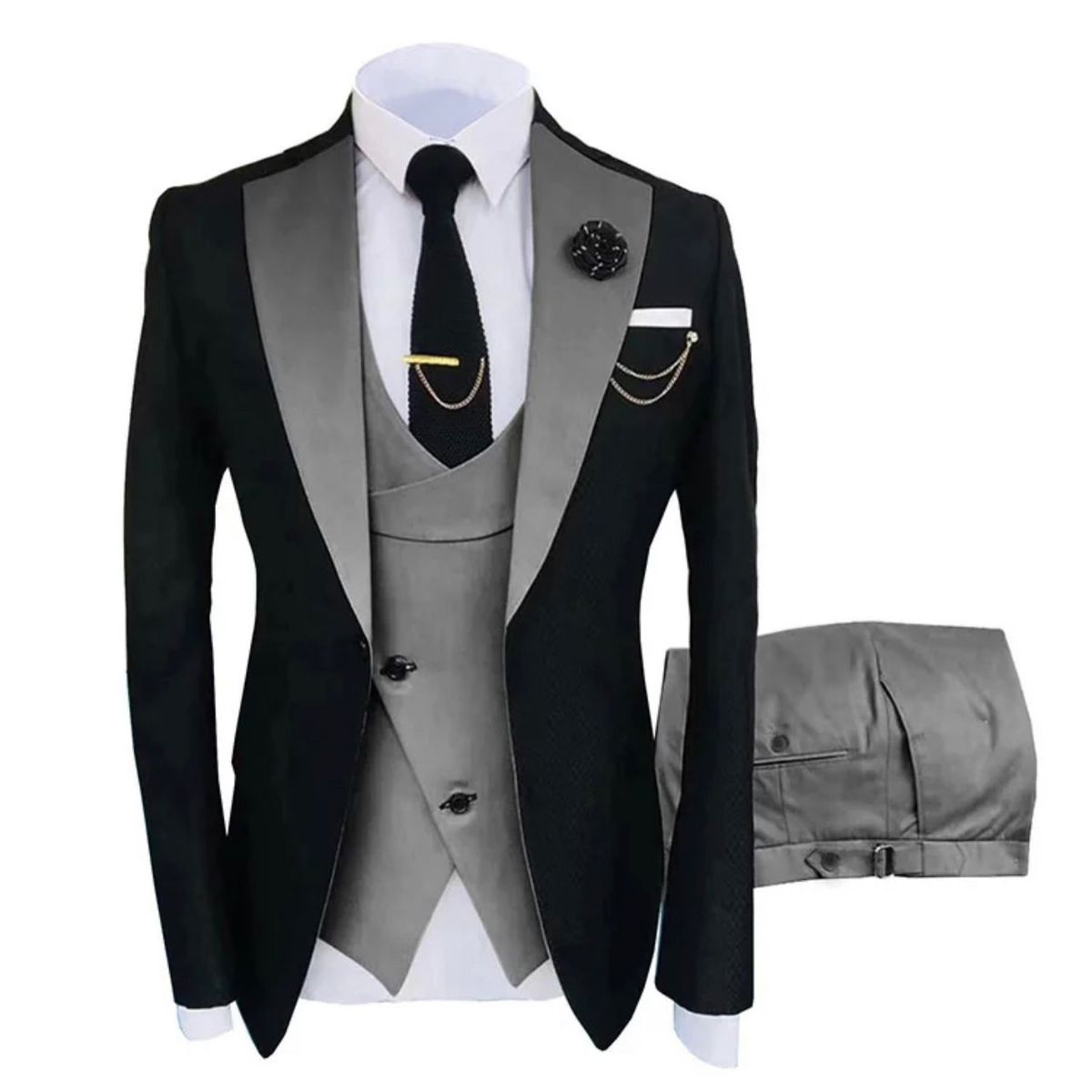 GENERICO - Traje  moda otro estilo para Hombre de 3 Piezas