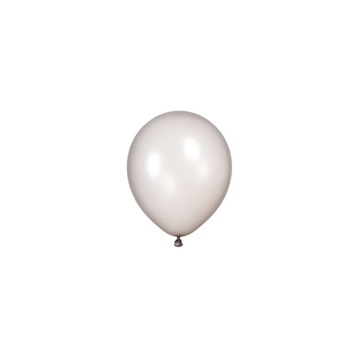 GENERICO - Globos De Látex Color Plateado 50pcs 23cm