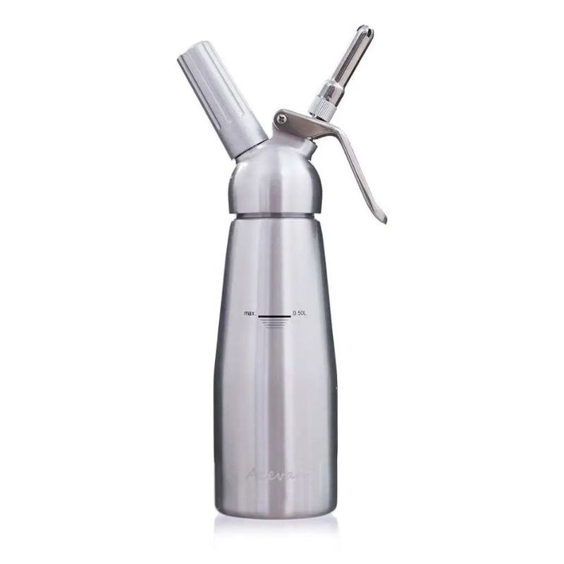 GENERICO - Sifón Crema Batida Dispensador Chantilly De Acero Inox 500ml