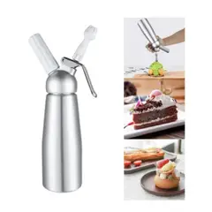 GENERICO - Sifón Crema Batida Dispensador Chantilly De Acero Inox 500ml