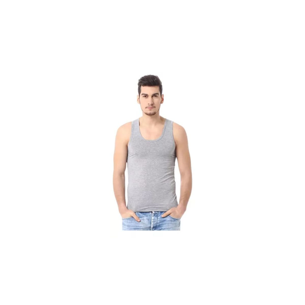 LOOK SHOP - Pack 3 Camisetas Sin Manga Algodón Adulto 045