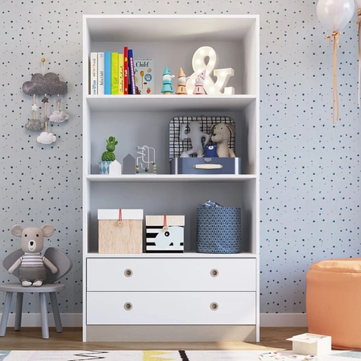 KIDSCOOL - Organizador Multiuso 2 Cajones Amore