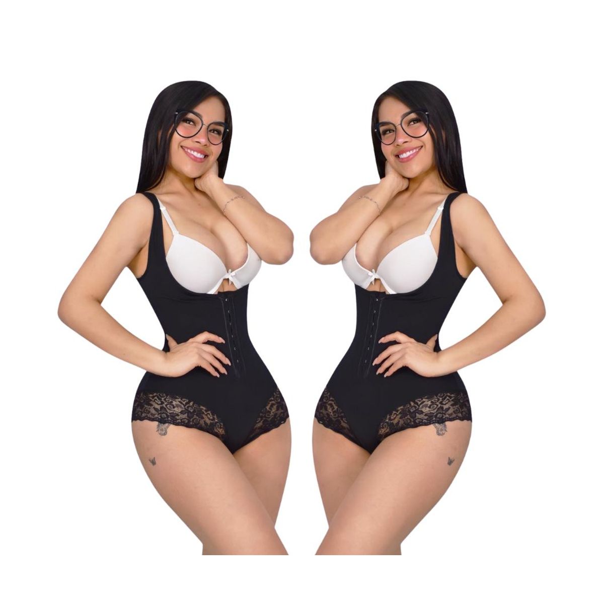MODA KING - Faja Body Premium Tiras gruesas Moda King Original Reloj de arena