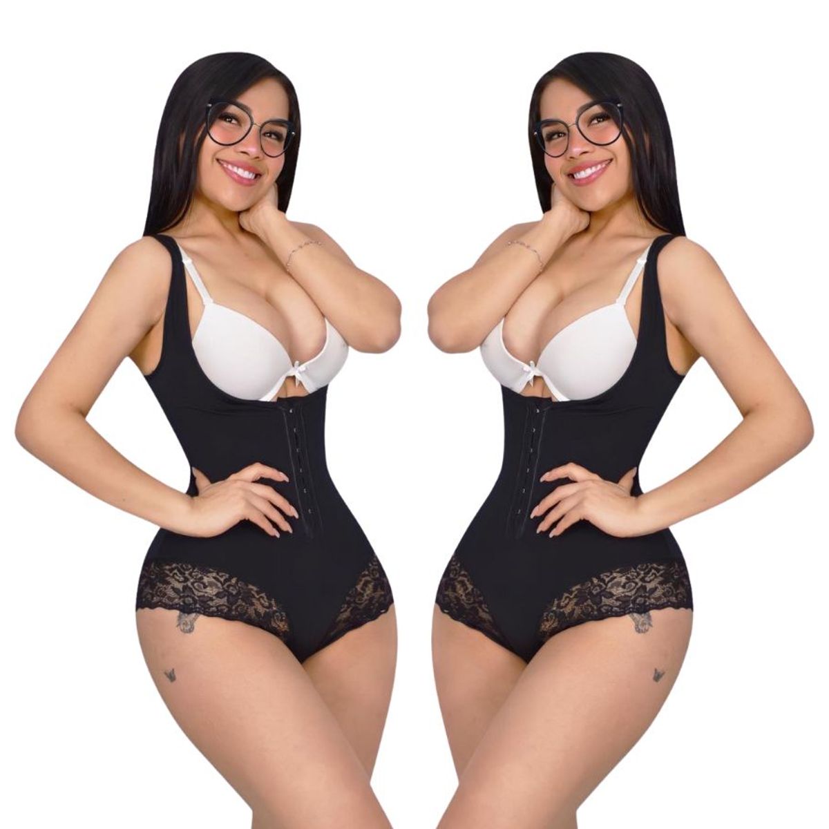 MODA KING - Faja Body Premium Tiras gruesas Moda King Original Reloj de arena