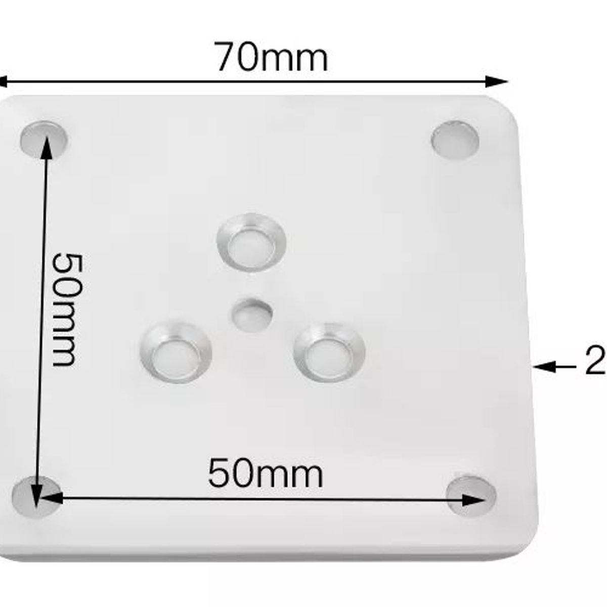 KUANGYE - Set 4 Patas De Madera Maciza Para Muebles 12cm