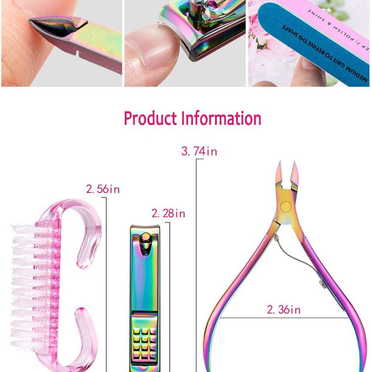 EVERSO - Set De Pedicura Herramientas Para Uñas Encarnadas